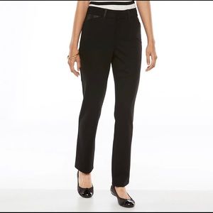 Gloria Vanderbilt Ariana Black Dress Pants